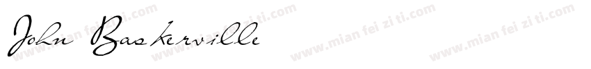 John Baskerville字体转换
